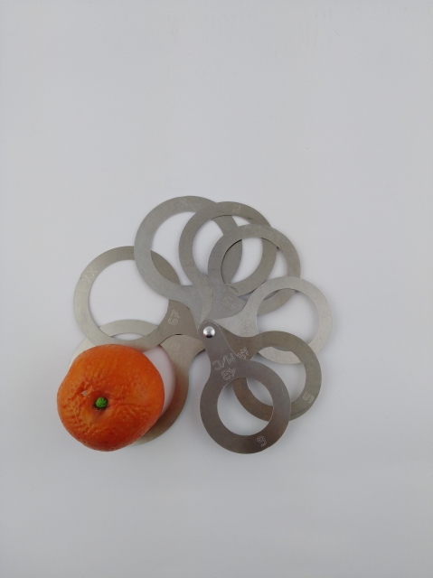 Clementine sizer 8 rings diameter from 43 to 78 mm